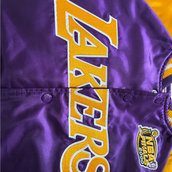 Mitchell & Ness Purple and Gold Lakers Bomber Jacket - Picture 5 of 6